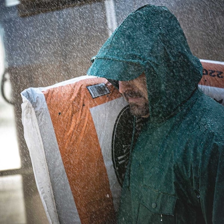 Gemplers 2 Piece Rainsuit W/Hood, Green, S 167460-RSSM